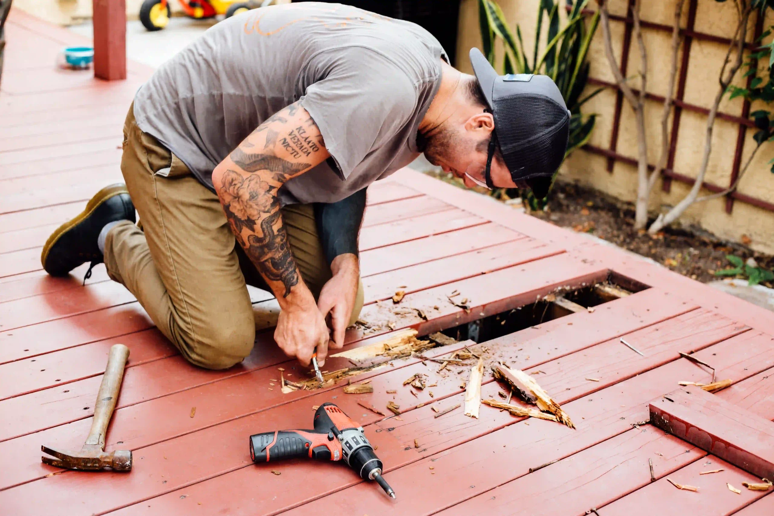 South Dublin Handyman repair garden decking